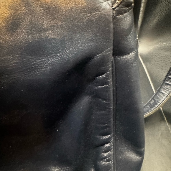 Etienne Aigner Shoulder Bag Blue Leather Crossbody Purse Handcrafted Vintage - Picture 10 of 16